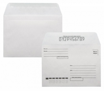 Конверт Buro 201 C6 114x162мм "Куда-Кому" белый клеевой слой 80г/м2 (pack:1000pcs) - купить недорого с доставкой в интернет-магазине