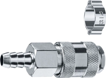Переходник для пневмоинструмента Зубр 64917-10 серый - купить недорого с доставкой в интернет-магазине
