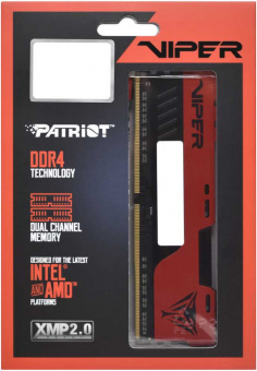 Память DDR4 2x8Gb 3200MHz Patriot PVE2416G320C8K Viper Elite II RTL Gaming PC4-25600 CL18 DIMM 288-pin 1.35В kit - купить недорого с доставкой в интернет-магазине