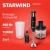 Блендер погружной Starwind SBP2200 850Вт черный/серебристый - купить недорого с доставкой в интернет-магазине