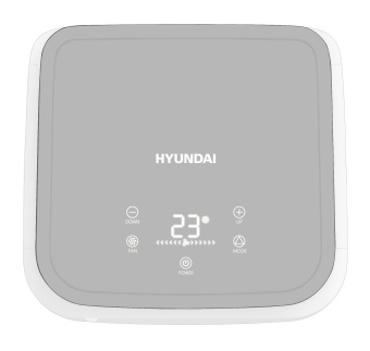 Кондиционер мобильный Hyundai HPAC-07-1 белый - купить недорого с доставкой в интернет-магазине