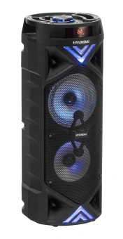 Минисистема Hyundai H-MC180 черный 80Вт FM USB BT SD/MMC - купить недорого с доставкой в интернет-магазине