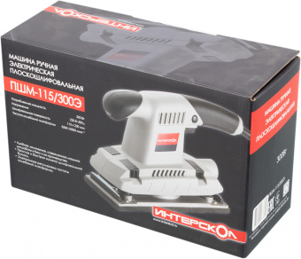 Вибро шлифовальная машина Интерскол ПШМ-115/300Э 300Вт (30.1.1.10) - купить недорого с доставкой в интернет-магазине