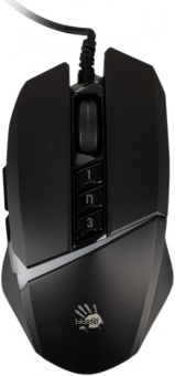 Мышь A4Tech Bloody W60 Max черный оптическая 10000dpi USB 7but (W60 MAX STONE BLACK) - купить недорого с доставкой в интернет-магазине