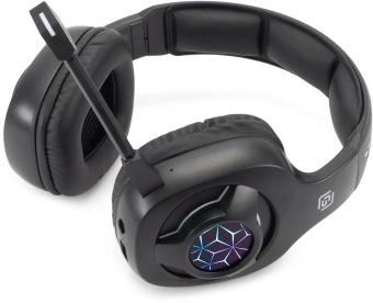 Наушники с микрофоном Оклик HS-L575G черный мониторные BT оголовье (1895253) - купить недорого с доставкой в интернет-магазине
