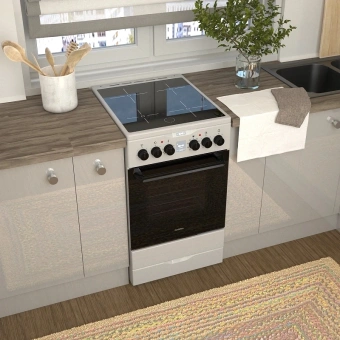 Плита Электрическая Darina PL EC241 616 W белый - купить недорого с доставкой в интернет-магазине