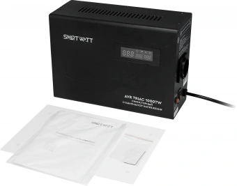 Стабилизатор напряжения Smartwatt AVR Triac 1000TW 1000ВА черный - купить недорого с доставкой в интернет-магазине
