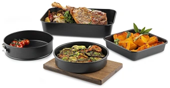 Форма для выпечки Rondell Loft Professional RDF-1314 кругл. d=24см сталь темно-серый - цена, купить или заказать с доставкой в интернет-магазине Форма для выпечки Rondell Loft Professional RDF-1314 кругл. d=24см сталь темно-серый - купить недорого с доставкой в интернет-магазине