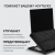 Подставка для ноутбука Digma D-NCP170-2x110 18" 400x288x45мм 52дБ 2xUSB 2x 110ммFAN 1100г Fan-control металл/пластик черный - купить недорого с доставкой в интернет-магазине