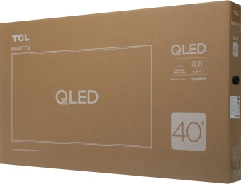Телевизор QLED TCL 40" 40S5K черный FULL HD 60Hz DVB-T DVB-T2 DVB-C DVB-S DVB-S2 USB WiFi Smart TV - купить недорого с доставкой в интернет-магазине
