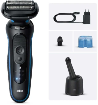 Бритва сетчатая Braun 52-B7000cc реж.эл.:3 питан.:аккум. белый - купить недорого с доставкой в интернет-магазине