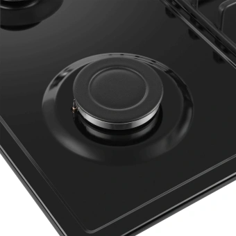 Газовая варочная поверхность Maunfeld EGHE.64.3STS-EB/G черный - купить недорого с доставкой в интернет-магазине