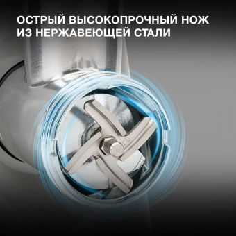 Мясорубка Hyundai HY-MG2214 1800Вт серебристый/черный - купить недорого с доставкой в интернет-магазине