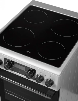 Плита Электрическая Midea MFO-D4E20T9E(SL) серый/черный стеклокерамика (без крышки) - купить недорого с доставкой в интернет-магазине