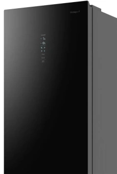 Холодильник Weissgauff WRK 2000 Total NoFrost Inverter Black Glass 2-хкамерн. черный инвертер - купить недорого с доставкой в интернет-магазине