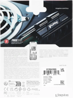 Накопитель SSD Kingston PCIe 4.0 x4 2000GB SFYRDK/2000G Fury Renegade M.2 2280 - купить недорого с доставкой в интернет-магазине