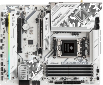 Материнская плата Asrock B650 STEEL LEGEND WIFI Socket AM5 AMD B650 4xDDR5 ATX AC`97 8ch(7.1) 2.5Gg RAID+HDMI+DP - купить недорого с доставкой в интернет-магазине