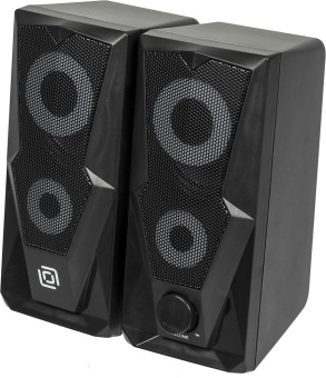 Колонки Оклик OK-127 2.0 черный 6Вт - купить недорого с доставкой в интернет-магазине