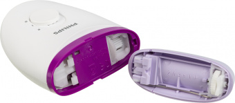 Эпилятор Philips BRE225/00 скор.:2 от электр.сети белый/фиолетовый - купить недорого с доставкой в интернет-магазине