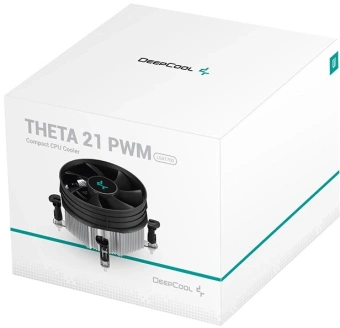 Устройство охлаждения(кулер) Deepcool Theta 21 PWM Soc-1700/1851 серебристый/черный 4-pin 30.2dB Al 95W 256gr Ret (DP-ICAP-T21P-17) - купить недорого с доставкой в интернет-магазине