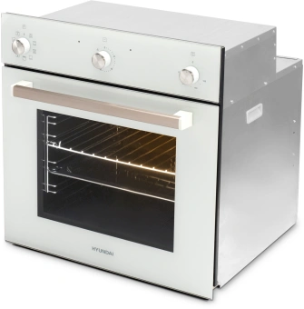 Духовой шкаф Электрический Hyundai 6009.03 WG белый стекло - купить недорого с доставкой в интернет-магазине