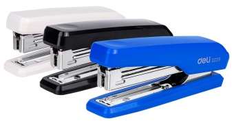Комплект степлер+скобы Deli E0229A N10 (15листов) ассорти 50скоб блистер - купить недорого с доставкой в интернет-магазине