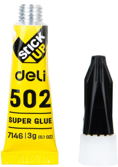 Клей универсальный Deli Super E7146 3гр прозрачный блистер - купить недорого с доставкой в интернет-магазине