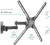 Кронштейн для телевизора Kromax CORBEL-7 черный 22"-65" макс.30кг настенный поворот и наклон - купить недорого с доставкой в интернет-магазине