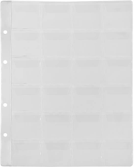 Файлы Silwerhof Create пвх 130мкм (упак.:5шт)для монет (24 ячейки) - купить недорого с доставкой в интернет-магазине