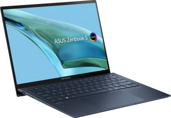 Ноутбук Asus Zenbook S UX5304MA-NQ172 Core Ultra 7 155U 16Gb SSD1Tb Intel Graphics 13.3" OLED 3K (2880x1800) noOS blue WiFi BT Cam Bag (90NB12V3-M00B20) - купить недорого с доставкой в интернет-магазине