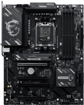 Материнская плата MSI B850 GAMING PRO WIFI6E Socket AM5 AMD B850 4xDDR5 ATX AC`97 8ch(7.1) 2.5Gg RAID+HDMI+DP - купить недорого с доставкой в интернет-магазине
