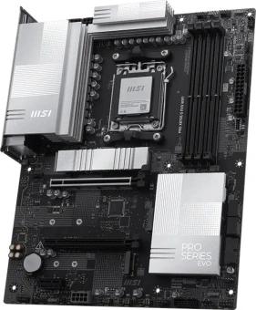 Материнская плата MSI PRO X870E-S EVO WIFI Socket AM5 AMD X870E 4xDDR5 ATX AC`97 8ch(7.1) 5Gigabit RAID+HDMI - купить недорого с доставкой в интернет-магазине