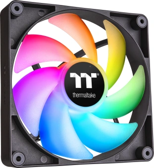 Вентилятор для корпуса Thermaltake CT140 ARGB 140х140x25 черный 4-pin 30.5дБ (упак.:2шт) (CL-F150-PL14SW-A) Ret - купить недорого с доставкой в интернет-магазине