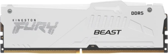 Память DDR5 32GB 6000MHz Kingston KF560C36BWEA-32 Fury Beast White Expo RGB RTL Gaming PC5-48000 CL36 DIMM 288-pin 1.35В dual rank с радиатором Ret - купить недорого с доставкой в интернет-магазине