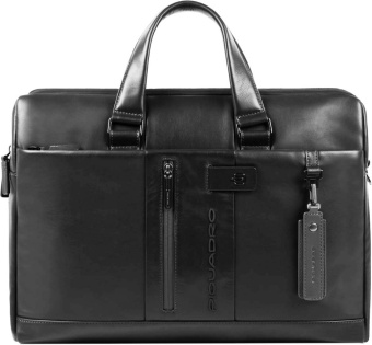 Сумка мужская Piquadro Urban CA3339UB00/N с отделением для ноутбука 15.6" черная натур.кожа - купить недорого с доставкой в интернет-магазине