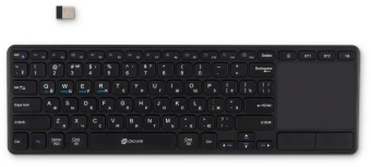 Клавиатура Оклик K614W черный USB беспроводная slim Multimedia Touch (1979327) - купить недорого с доставкой в интернет-магазине