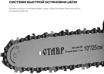 Цепная пила Ставр ПЦА-25/20 аккум. дл.шины:10" (25cm) (СТ25-20ПЦА) - купить недорого с доставкой в интернет-магазине