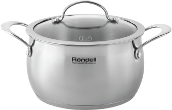 Кастрюля Rondell Admiring RDS-746 2.5л. d=18см (с крышкой) стальной - купить недорого с доставкой в интернет-магазине