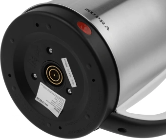 Чайник электрический Supra KES-1824 1.8л. 1500Вт серебристый/черный корпус: металл/пластик - купить недорого с доставкой в интернет-магазине