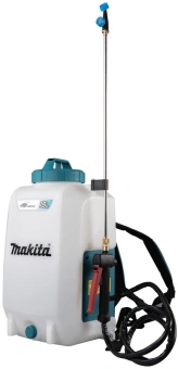 Опрыскиватель Makita DUS158Z аккум. ранц. 15л белый/бирюзовый - купить недорого с доставкой в интернет-магазине
