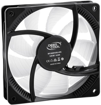 Вентилятор для корпуса Deepcool RF 120 RGB 120х120x25 черный 4-pin 27дБ (DP-FRGB-RF120-1C) Ret - купить недорого с доставкой в интернет-магазине