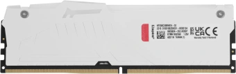 Память DDR5 32GB 5600MHz Kingston KF556C36BWEA-32 Fury Beast White Expo RGB RTL Gaming PC5-44800 CL36 DIMM 288-pin 1.25В kit single rank с радиатором Ret - купить недорого с доставкой в интернет-магазине