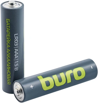 Батарея Buro Alkaline LR03 AAA 1300mAh (20шт) коробка - купить недорого с доставкой в интернет-магазине