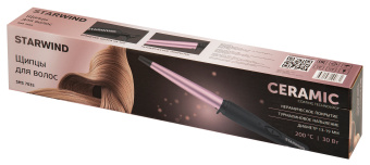 Щипцы Starwind SHS 7035 30Вт черный/фиолетовый макс.темп.:200С покрытие:турмалиновое - купить недорого с доставкой в интернет-магазине