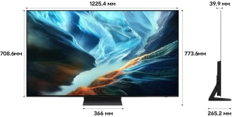 Телевизор OLED Samsung 55" QE55S90HAUXPY Series 9 черный графит 4K Ultra HD 120Hz DVB-T2 DVB-C DVB-S2 USB WiFi Smart TV - купить недорого с доставкой в интернет-магазине