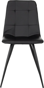 Стул для дома Бюрократ CH-K1_4 комплект 4шт экокожа черный металл черный на ножках (CH-K1_1/BLACK-PU_4) - купить недорого с доставкой в интернет-магазине