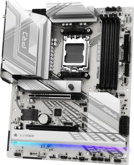 Материнская плата Asrock X870 PRO RS WIFI Socket AM5 AMD X870 4xDDR5 ATX AC`97 8ch(7.1) 2.5Gg RAID+HDMI - купить недорого с доставкой в интернет-магазине