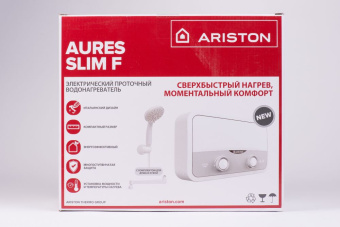 Водонагреватель Ariston Aures SF 5.5 COM 5.5кВт электрический настенный/серебристый - купить недорого с доставкой в интернет-магазине