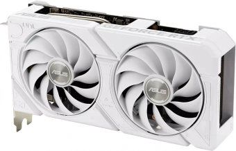 Видеокарта Asus PCI-E 4.0 DUAL-RTX4060-O8G-EVOWHITE NVIDIA GeForce RTX 4060 8Gb 128bit GDDR6 2505/17000 HDMIx1 DPx3 HDCP Ret - купить недорого с доставкой в интернет-магазине