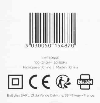 Машинка для стрижки Babyliss E986E черный (насадок в компл:8шт) - купить недорого с доставкой в интернет-магазине